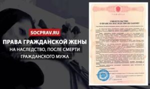 Какие Права Имеет Гражданская Жена На Собственность Мужа