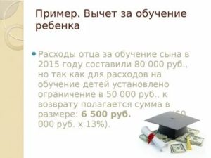 Налоговый вычет на обучение ребенка в 2018 году какие документы нужны