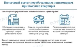 Положен Ли Налоговый Вычет При Покупке Квартиры Пенсионеру