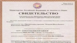 Не выдали свидетельство о регистрации ип